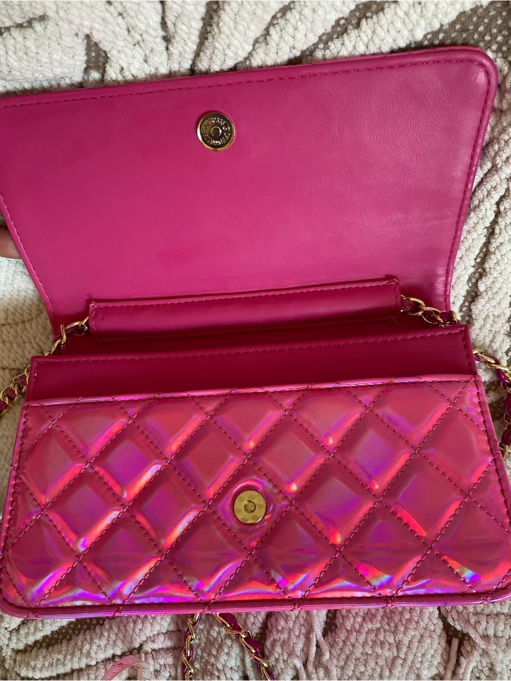 QUILTED CHAIN SHOULDER BAG - Picture 10 of 15